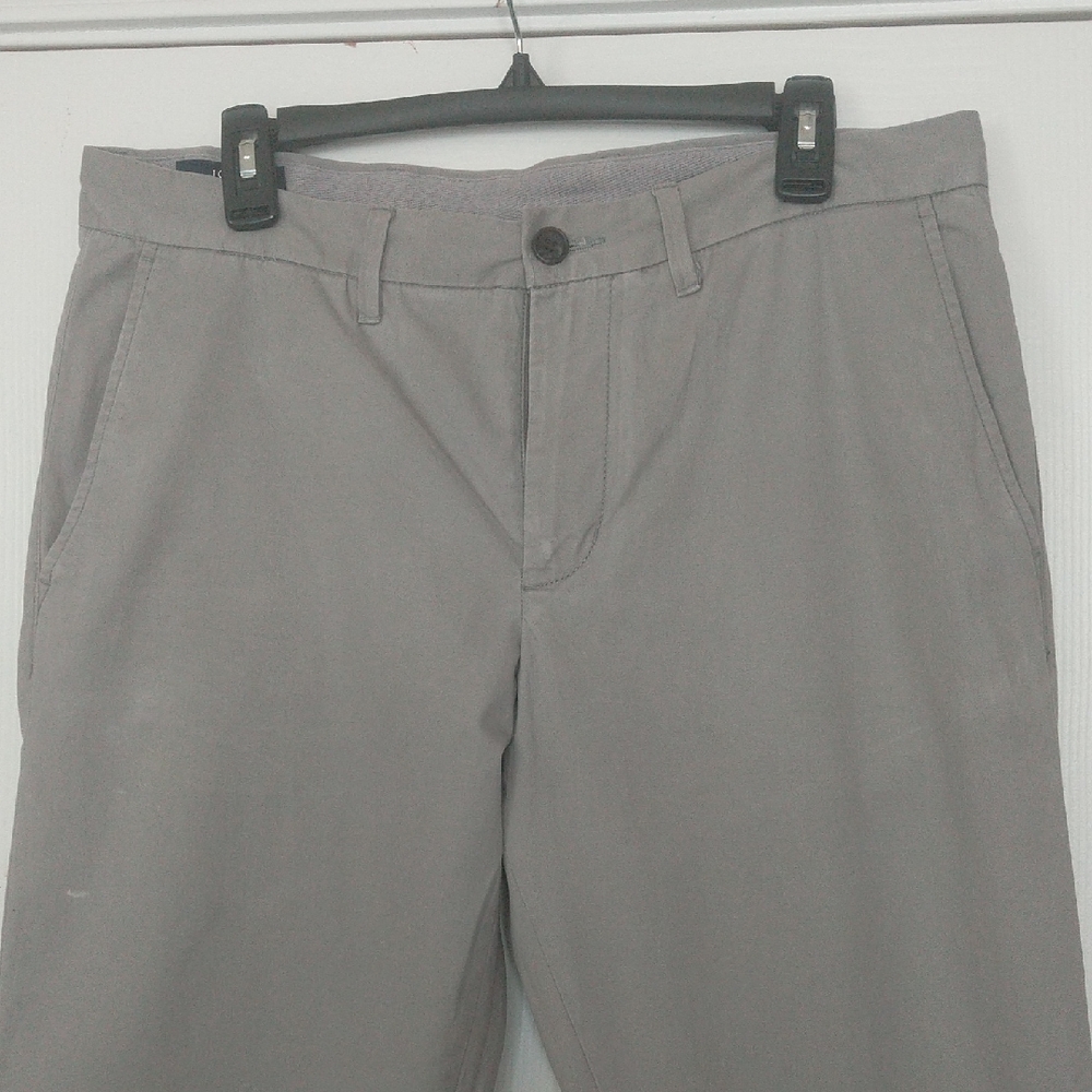 1901 Billard Slim Fit Light Gray Chinos Pants Men's Size 34 ×32 Classic, Office.